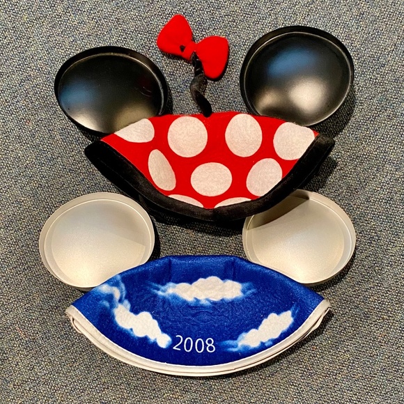Disney Bundle Costume Minnie Ears Bow Mickey's Glove & Cruise Waving Photo Booth - Picture 4 of 7
